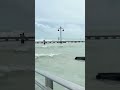 White Street Pier under water