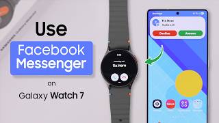 How to Use Facebook Messenger on Samsung Galaxy Watch7! screenshot 4