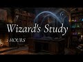 Enchanted Study Ambience | 6 Hours | Crackling Fire &amp; Magical Sounds for Sleep