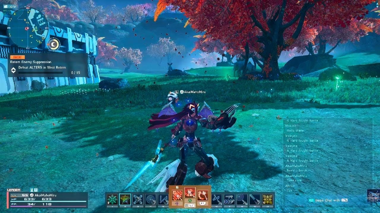 Phantasy Star Online 2 New Genesis Seasonal Gear