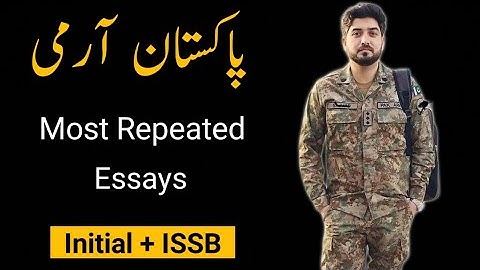 Top 10 Repeated Essay Topic in PMA LC | Pak Army | Navy | PAF