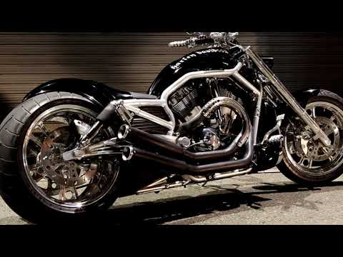 ⭐️ Harley Davidson V Rod VRSCB muscle Custom Bike by Bad Land from Japan