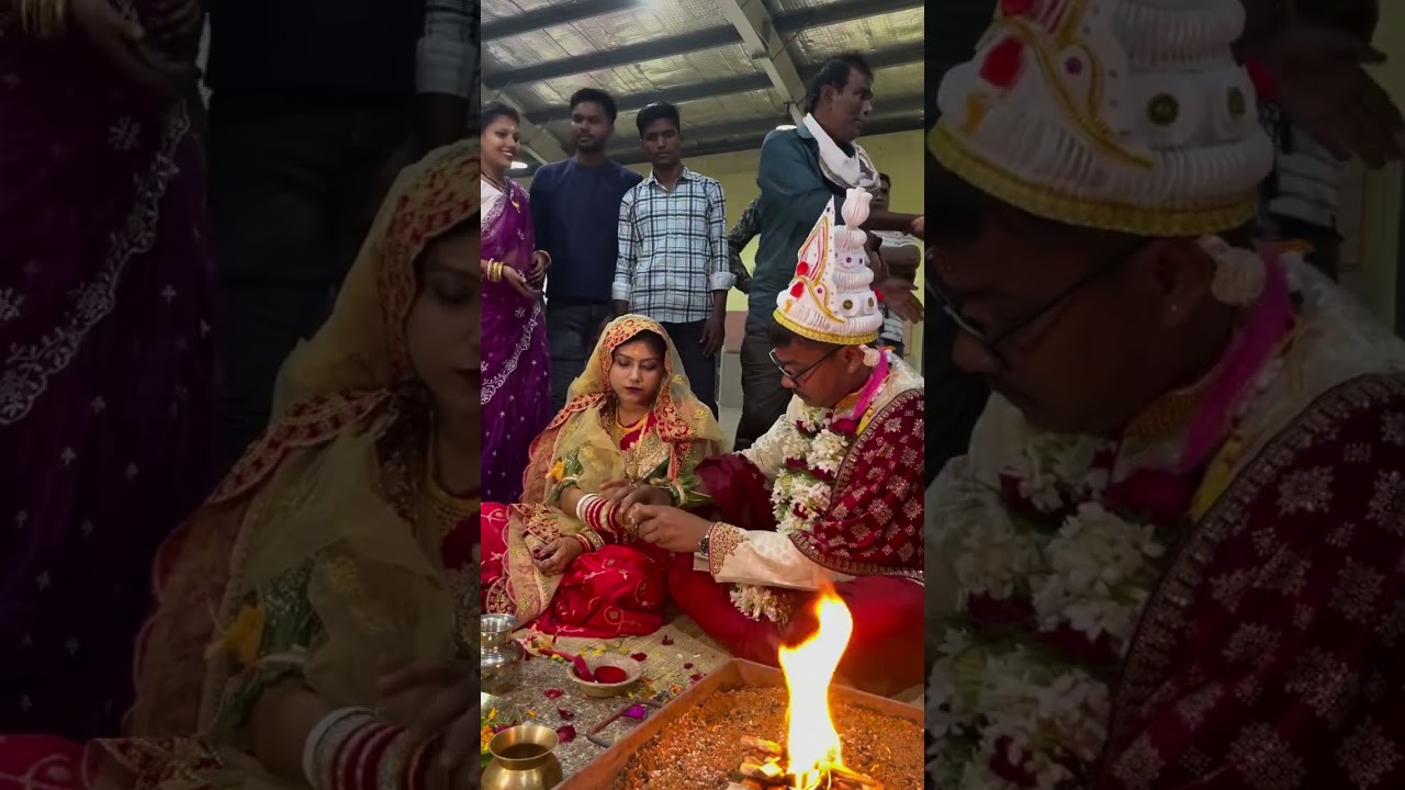 Indrajit & Puja Wedding moments❤️✨ 