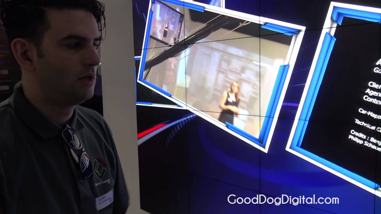 NAB 2015 Coolux Air Scan Multitouch System digital marketing