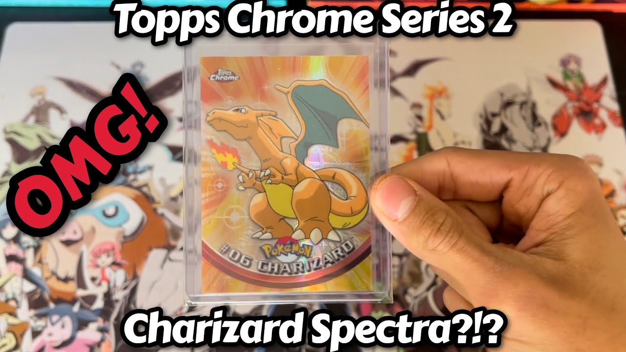 Topps Chrome ポケモンカード spectra レア まとめ売り NEW Pokémon Topps Chrome Series 2 cards & Spectra Charizard