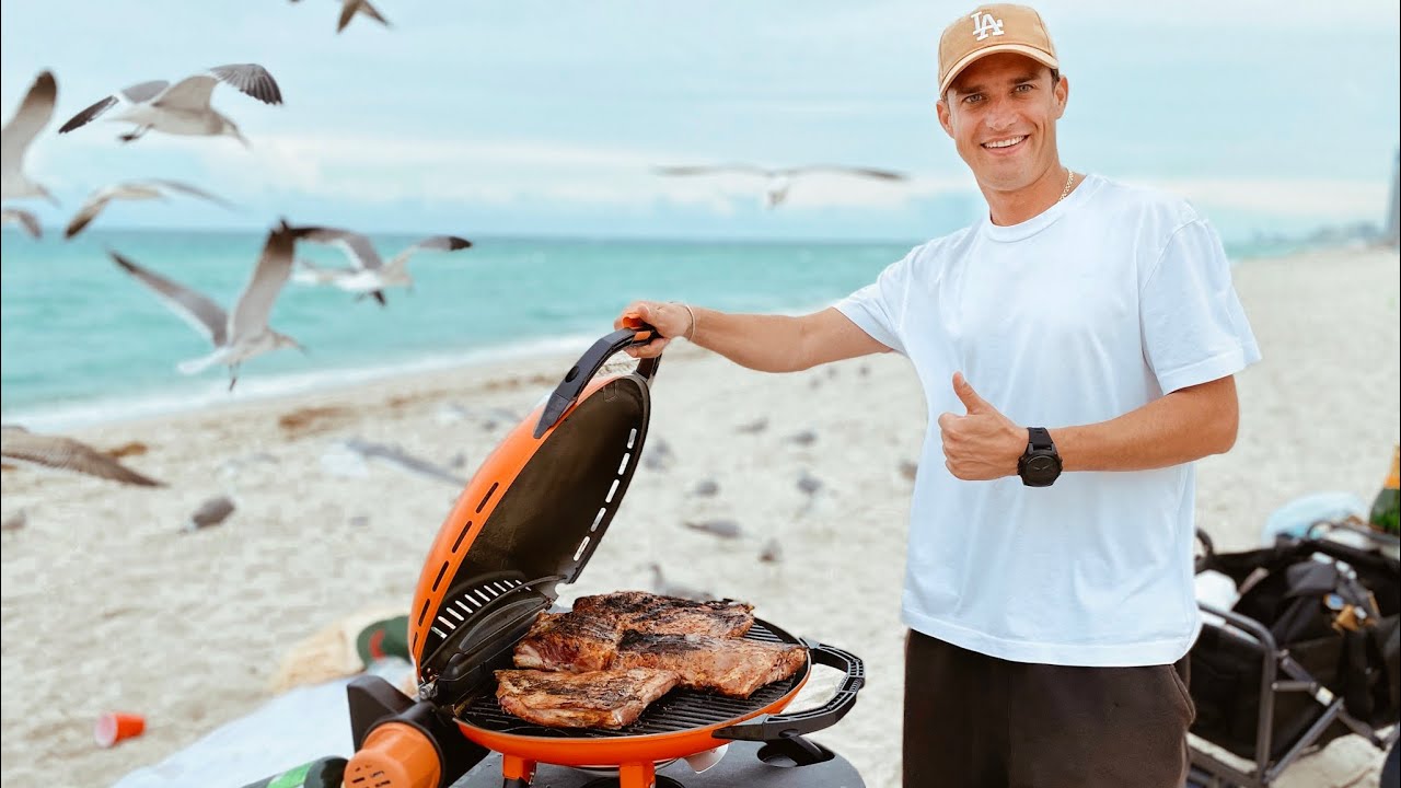 Рыба и Мясо на Гриле на Пляже в Майами. Подводная Охота на Монстров