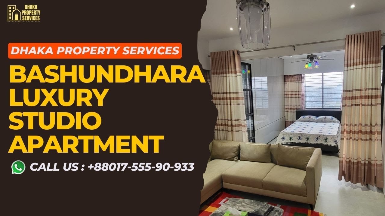 Luxury Furnished Apartment Rent Bashundhara | One-bed Studio Apartment for rent in Bashundhara |