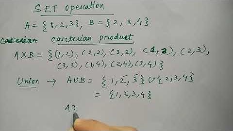 set operations | HINDI | by Niharika Panda