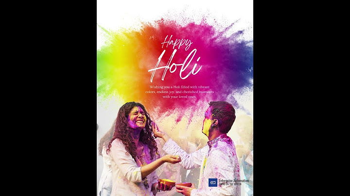 Wish you a very Happy Holi | @enterpriseautomationindia