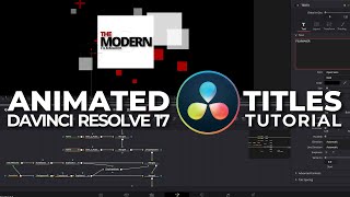 Make Modern Text Animation In Davinci Resolve 17 Fusion | Davinci Resolve Fusion Tutorial