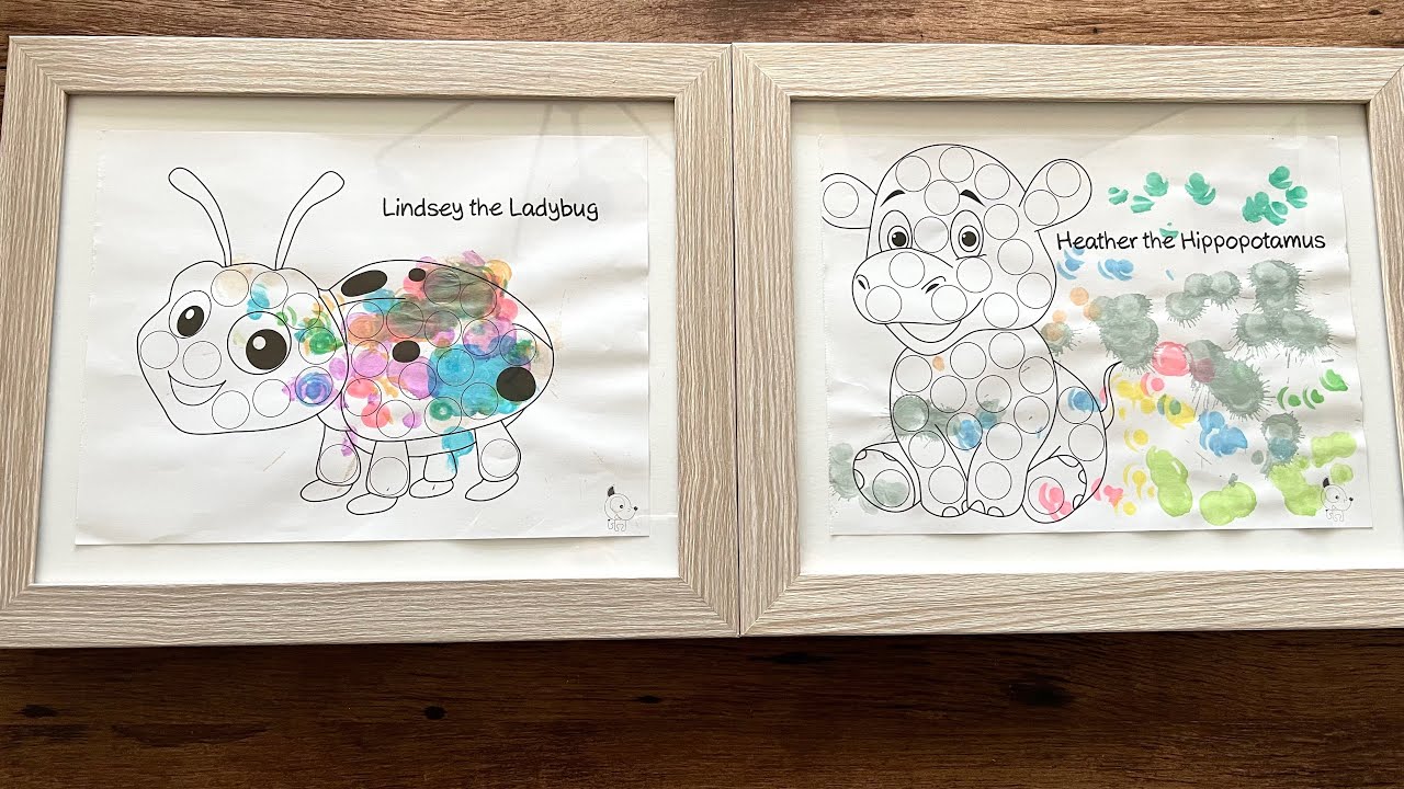 Americanflat Front Loading Kids Art Display Frame