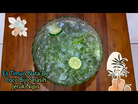 Resep Es Buah Selasih Nata De Coco