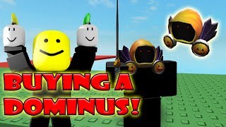 Buying the Halloween Dominus on ROBLOX!! (DREAM ITEM!)