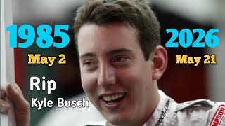 Rip Kyle Busch || Legend From Nascaar ||