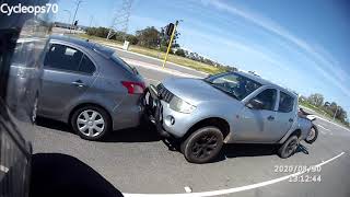 Rear ended not paying attention