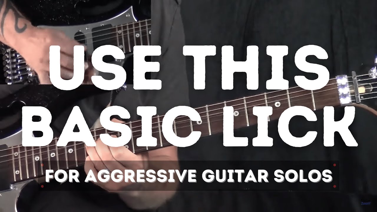 FROM THE VAULT: Use This Basic Lick for Aggressive Guitar Solos | GuitarZoom.com