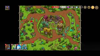 Crazy Defense Heroes Slime invasion crazy boss battle only 2 star and 3 star cards. screenshot 2