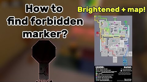 How to find FORBIDDEN MARKER (brightened + map) | Roblox find the markers