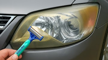 Ingenious Trick! Make Headlights Like Crystal Clear in 5 Minutes With This Tool