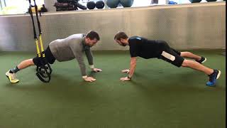 Partner Plank High Fives