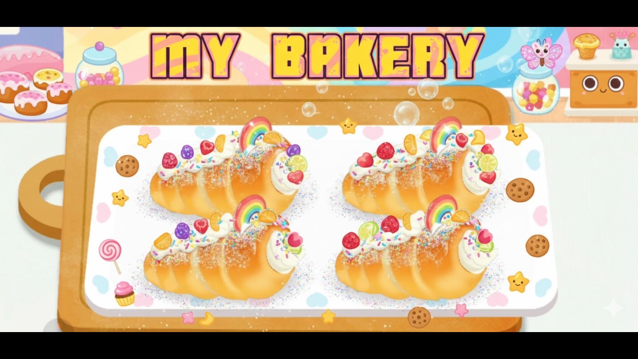 Cooking games / My Bakery / Bake with me delicious deserts and enjoy. YUMMY 😋