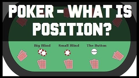 Poker Position Explained - What is Position in Poker? - Poker Position Names Strategy Tips