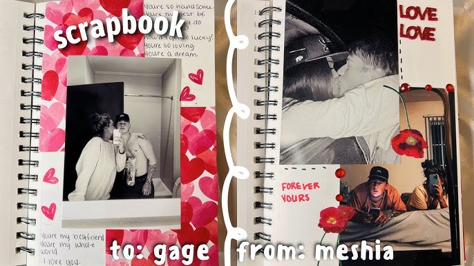 How To Make A One-year Anniversary Scrapbook?