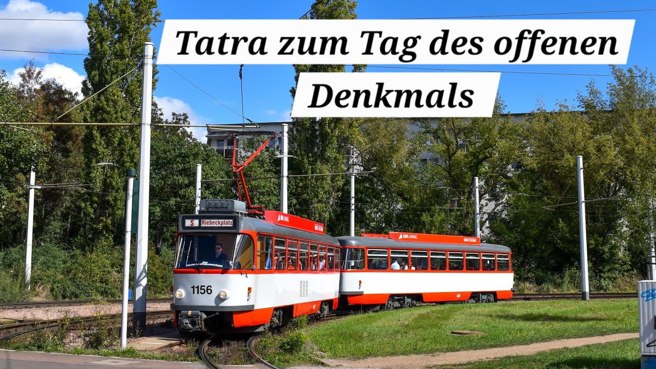 Tatra T4D-C zum Tag des offenen Denkmals in Halle (2025)