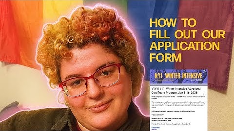 How to fill out our application form