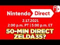 TOMORROW's 50-minute Nintendo Direct, Smash Ultimate, and #Zelda35?