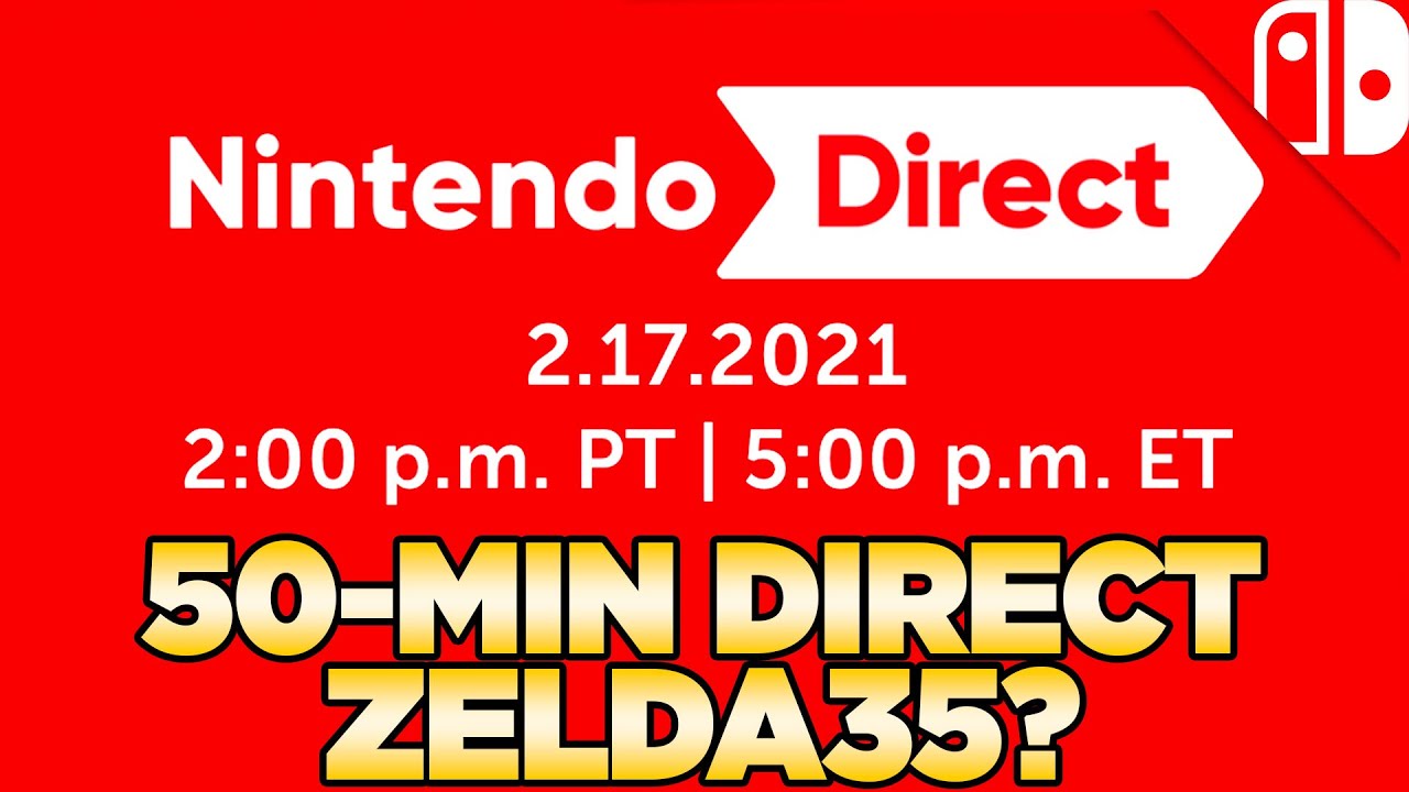 TOMORROW's 50-minute Nintendo Direct, Smash Ultimate, and 
