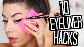 10 TIPS & HOW TO AVOID COMMON MISTAKES WHEN APPLYING EYELINER! SIMPLE TUTORIAL👍🏻