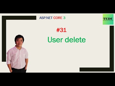 #31: Xóa người dùng | Delete user | TEDU