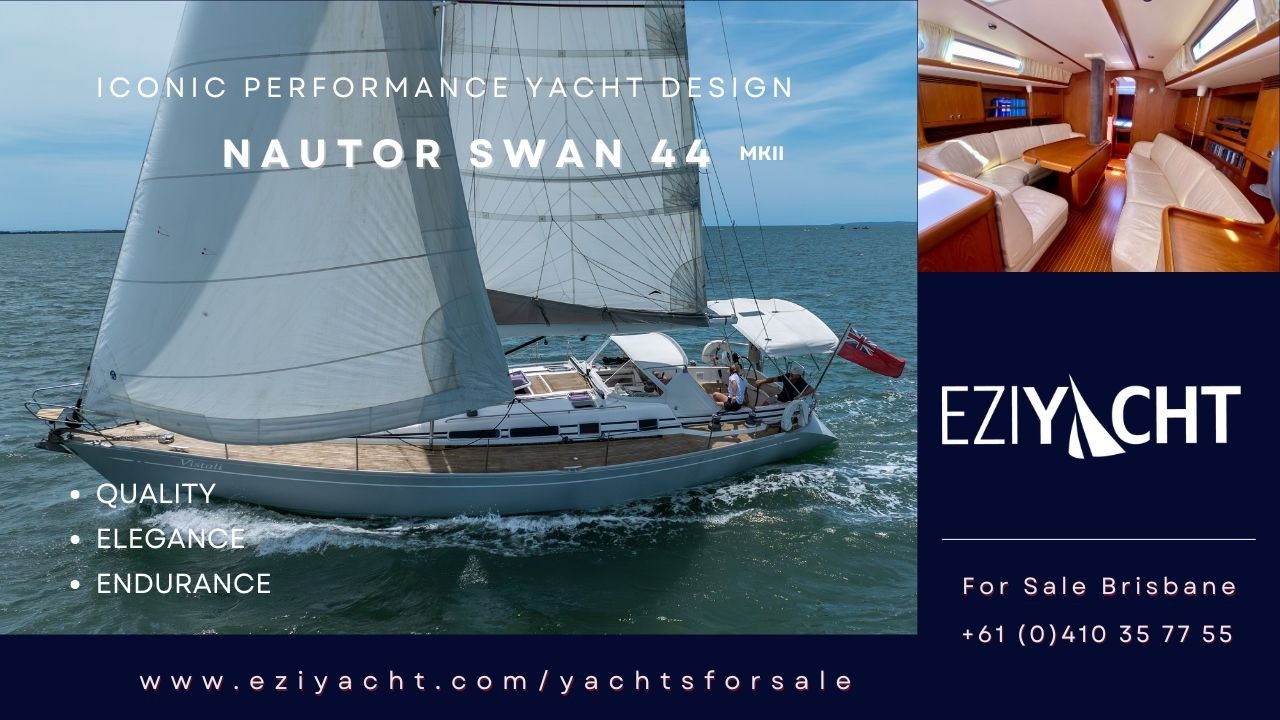 ⁣NAUTOR SWAN 44-MKII - BY by German Frers. Vistali represents the very best of classic Swan pedigree.