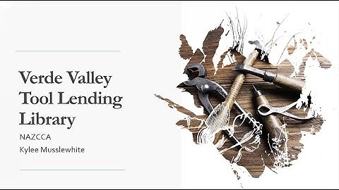 Verde Valley Tool Lending Library