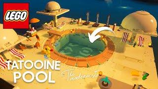 Fortnite Lego: How To Build a Tatooine Swimming Pool! (Star Wars Build)