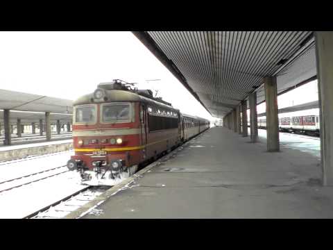 Train 7631 entering in Central Station Sofia