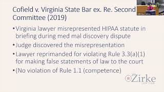 Ethics & Professionalism for the Appellate Practitioner