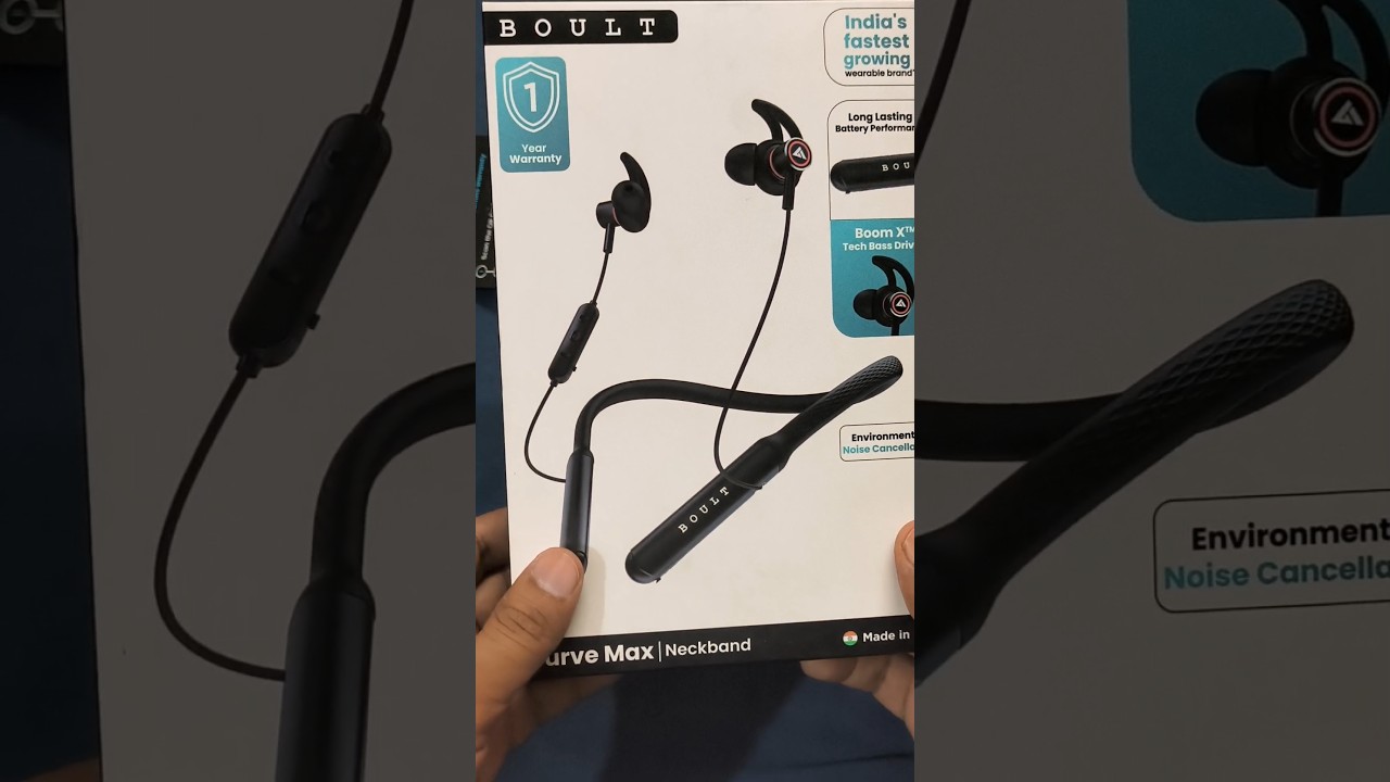Boult Audio Curve Max Bluetooth Earphones With 100h Playtime || Boult Audio Best Neckband Under 1000