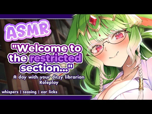 【3DIO ASMR RP】Reading Restricted Literature with your Librarian  | [F4M] [Teasing] [Earlicks]