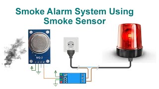 Smoke Alarm System Using Smoke Sensor || Code & Circuit || Proteus Simulation
