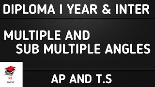 Multiple & Sub-Multiple Angles Part - 3