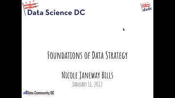 Data Science DC Jan 2022 Meetup: Foundations of Data Strategy