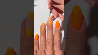Orange Nailart tutorial 😱 🍊 #shorts #shortsfeed #short #youtubeshorts #ytshorts #youtube #tutorial