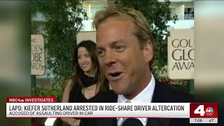 Kiefer Sutherland Arrested In Reported Ault Against Ride-Share Driver