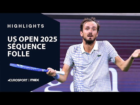 US OPEN 2025 - HALLUCINANT ! Un photographe interrompt la balle de match entre Bonzi et Medvedev