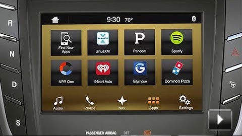 How to use SYNC® 3 with AppLink™ | Lincoln How-to Video