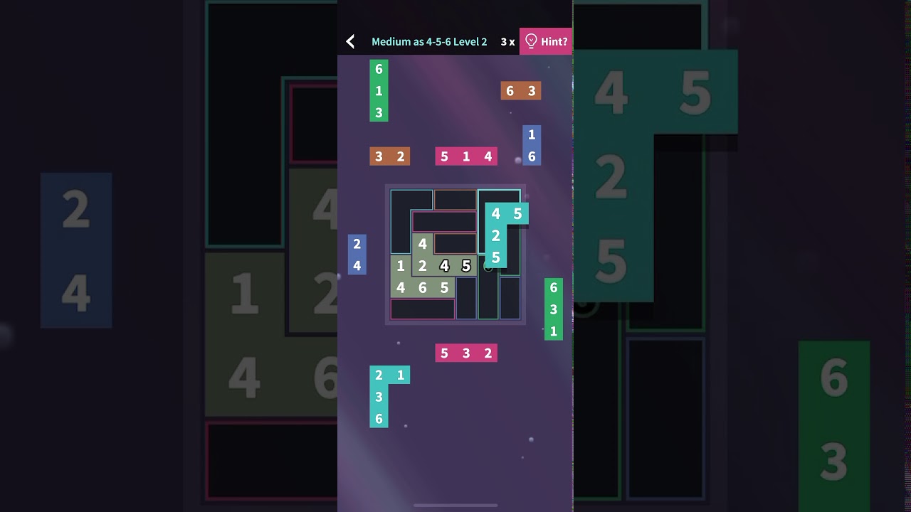 Flow Fit Sudoku Medium As 4 5 6 Level 2 YouTube