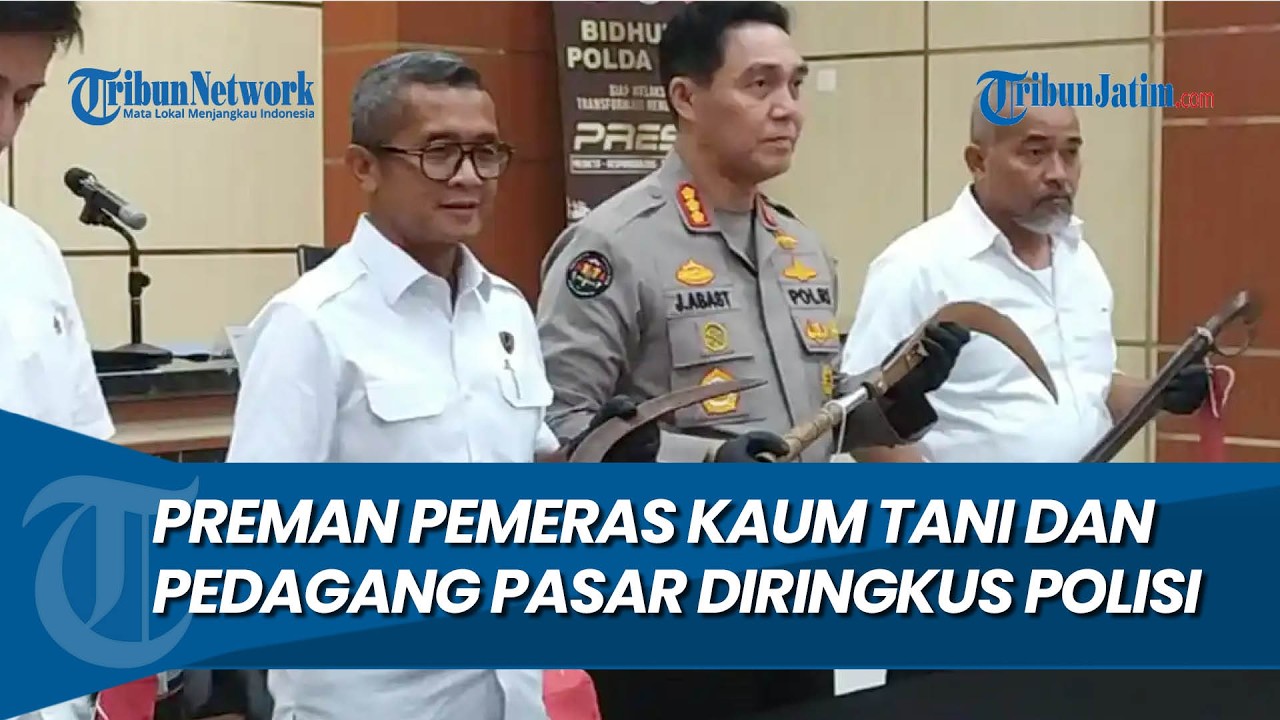 DIRINGKUS TIM JATANRAS POLDA JATIM, Preman Pemeras Kaum Tani dan Pedagang Pasar di Puspo Pasuruan