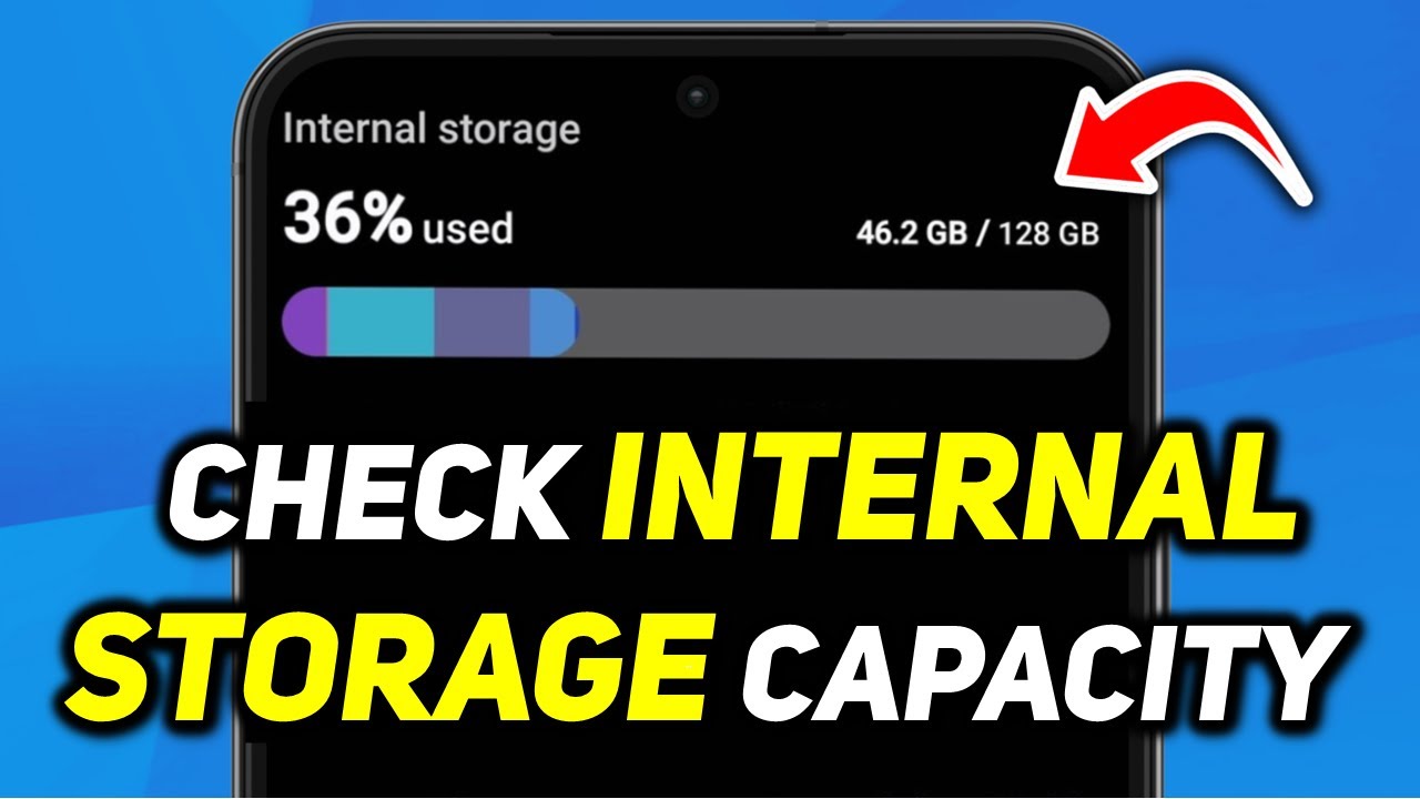 How to Check Internal Storage Capacity on Samsung M35 | Samsung Phone Storage